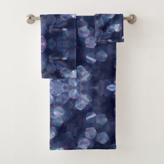 Blue Sparkle《写真》ぼけ味ライト バスタオルセット (インサイチュ)