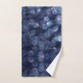 Blue Sparkle《写真》ぼけ味ライト バスタオルセット (ハンドタオル)