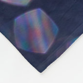 Blue Sparkle《写真》ぼけ味ライト フリースブランケット (角)