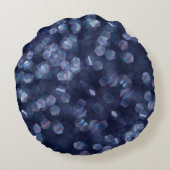 Blue Sparkle《写真》ぼけ味ライト ラウンドクッション (裏面)