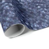 Blue Sparkle《写真》ぼけ味ライト ラッピングペーパー (ロールコーナー)