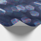Blue Sparkle《写真》ぼけ味ライト ラッピングペーパー (角)