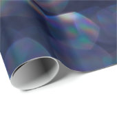 Blue Sparkle《写真》ぼけ味ライト ラッピングペーパー (ロールコーナー)