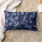 Blue Sparkle《写真》ぼけ味ライト ランバークッション (ブランケット)