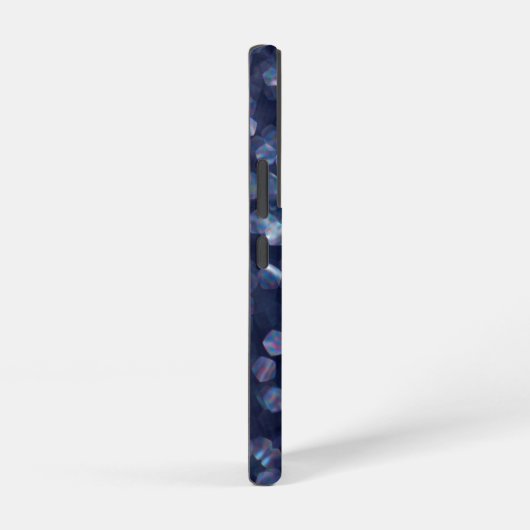 Blue Sparkle Bokeh Lights Samsung Galaxyケース (右側面)