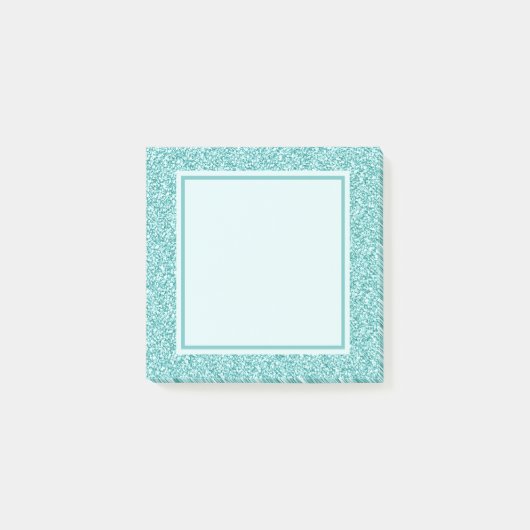 Blue Sparkle Post It Notes ポストイット (正面)