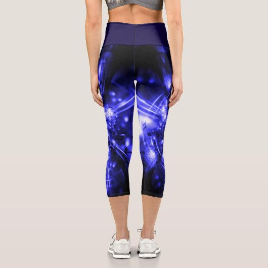 Blue Sparkling Lights カプリレギンス (裏面)