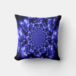 Blue Sparkling Lights クッション