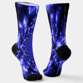Blue Sparkling Lights ソックス (傾斜あり)