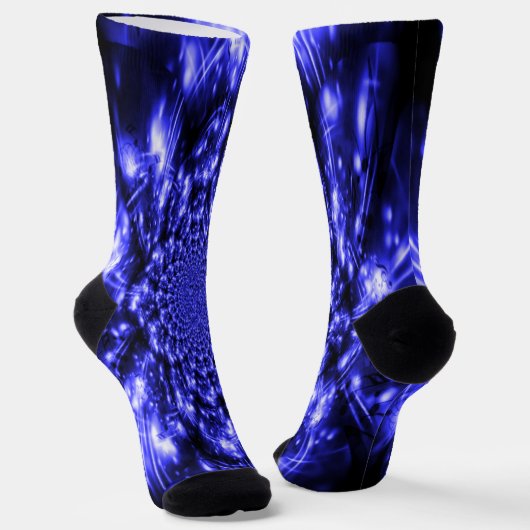 Blue Sparkling Lights ソックス (傾斜あり)
