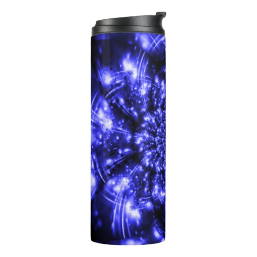 Blue Sparkling Lights タンブラー (回転左)