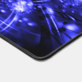 Blue Sparkling Lights デスクマット (コーナー)