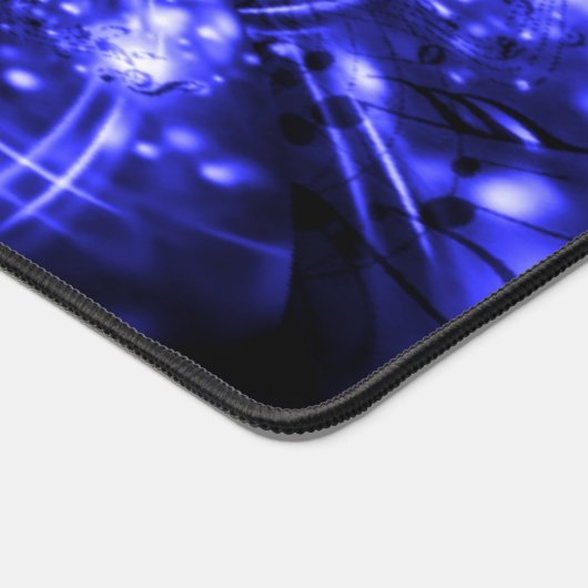 Blue Sparkling Lights デスクマット (コーナー)