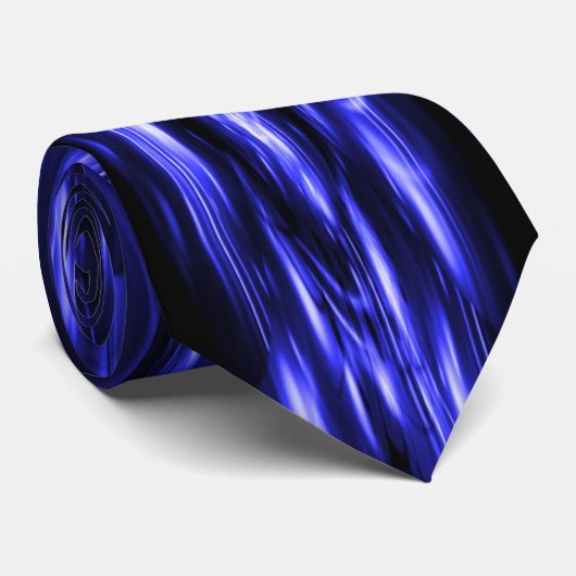 Blue Sparkling Lights ネクタイ (ロール)