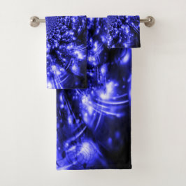 Blue Sparkling Lights バスタオルセット