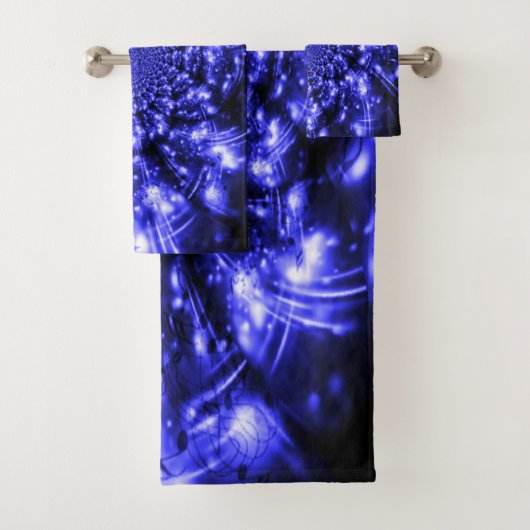 Blue Sparkling Lights バスタオルセット (インサイチュ)