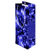 Blue Sparkling Lights ワインギフトバッグ (裏面アングル)