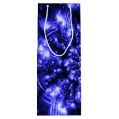 Blue Sparkling Lights ワインギフトバッグ (裏面)