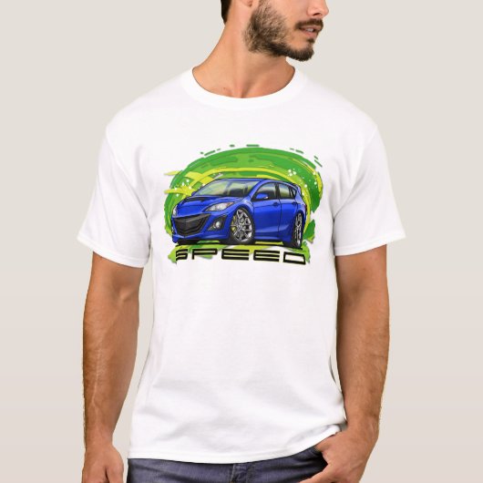Blue_Speed3 Tシャツ (正面)