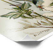 Blue Spike Wildflower Bouquet フォトプリント (角)