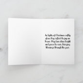 Blue Spiral Tree – Christmas Card カード (内部)