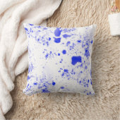 Blue Splats v2 クッション (ブランケット)