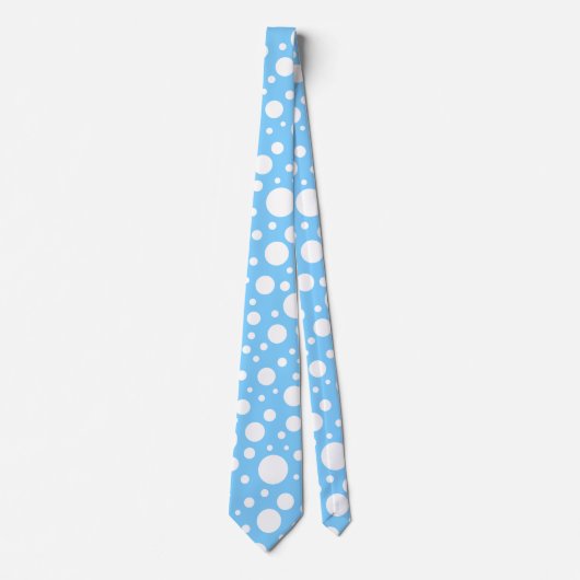 Blue Spots Tie ネクタイ (正面)