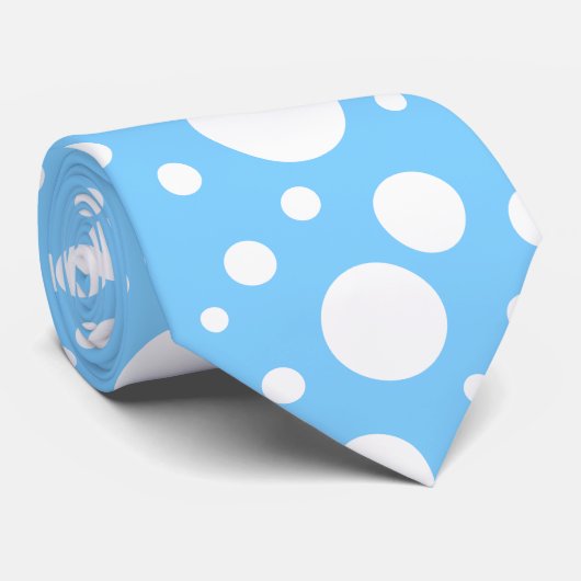 Blue Spots Tie ネクタイ (ロール)