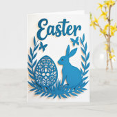 Blue Spring Renewal Card カード (黄色い花)