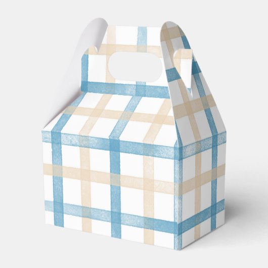 blue square boxes - birthday - birth フェイバーボックス (裏面サイド)