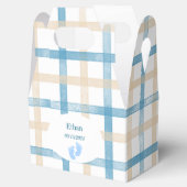 blue square boxes - birthday - birth フェイバーボックス (オープン)