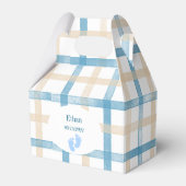 blue square boxes - birthday - birth フェイバーボックス (正面サイド)