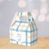 blue square boxes - birthday - birth フェイバーボックス