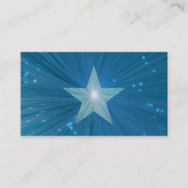 Blue Starビジネスカードテンプレート 名刺