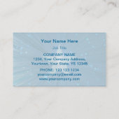 Blue Starビジネ淡い色のス・カード・テンプレート 名刺 (裏面)