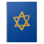 Blue Star of David Notebook ノートブック (正面)
