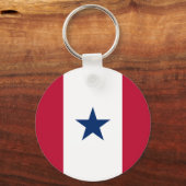 Blue Star Service、統一された州フラグ キーホルダー (正面)