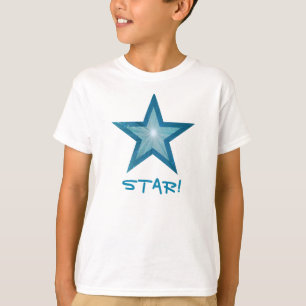 Blue Star 'STAR!'子供のTシャツ Tシャツ