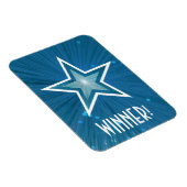 Blue Star「Winner!」フレキシブル磁石 マグネット (右側)