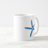 Blue Starfish コーヒーマグカップ (正面右)