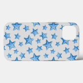 Blue Starfish Summer Beach Nautical Coastal Case-Mate iPhoneケース (裏面 (横))