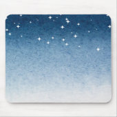 Blue Starry Gradient Mousepad マウスパッド (正面)