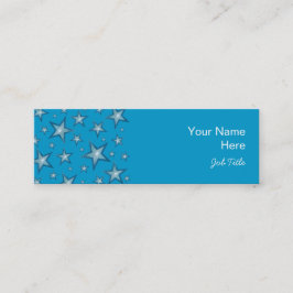 Blue Starsの名刺サイドの白スキニー スキニー名刺