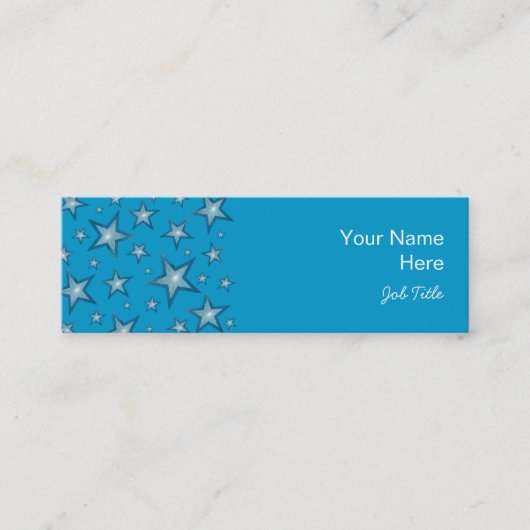 Blue Starsの名刺サイドの白スキニー スキニー名刺 (正面)