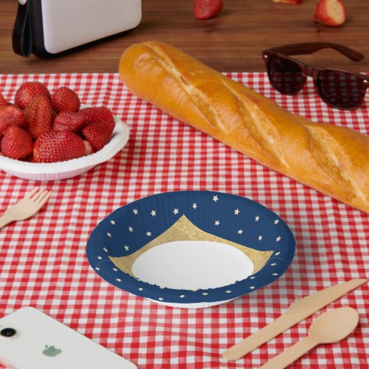 Blue Stars Christmas Party ペーパーボウル (ピクニック)