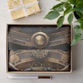 blue steampunk cat AIアートティッシュペーパー 薄葉紙 (ギフト)