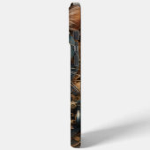 blue steampunk cat AI art iPhone 15 Pro Max Case Case-Mate iPhoneケース (裏面 / 左)