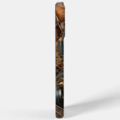 blue steampunk cat AI art iPhone 15 Pro Max Case Case-Mate iPhoneケース (裏面 / 右)