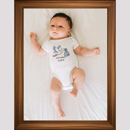 Blue STORKS  ベビーボディスーツ