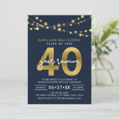 Blue Strings of Lights 40年クラス懇親会 招待状 (スタンド正面)